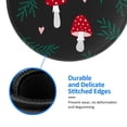 thumbnail image 5 of Disketp Amanita Mushroom Small Mouse Pad 7.9x7.9 Inches,Washable Round Mousepad For Office Laptop Computer,Non-Slip Rubber Base Mouse Pads For Wireless Mouse, 5 of 8