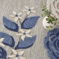 thumbnail image 5 of Nourison Aloha Indoor/Outdoor Blue Grey 7’10” x Round Area Rug (8 Round), 5 of 10