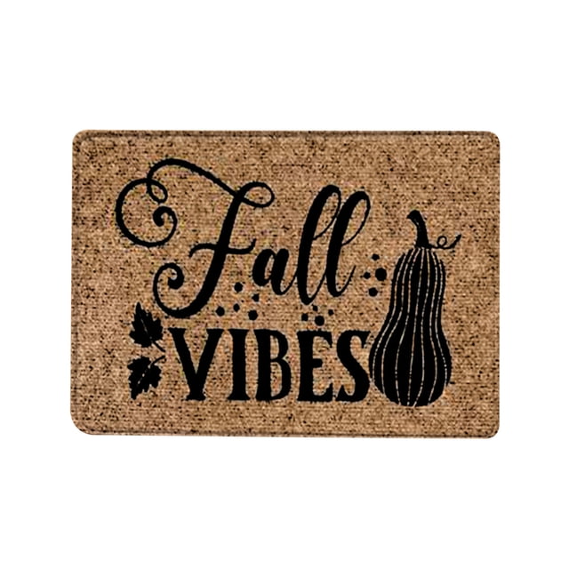 Boovnll Door Mat Outside Entrance, Soft Absorbent Catch Mud Thanksgiving Door Mat Kitchen Mat Bedroom Living Room Mat, Front Door Mat Outside Entrance, Door Mat