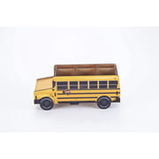 DecentGadget Pen Pot Bus Car Pen Holder Desktop Organizer Pencil Box Stationery (School Bus)