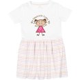 thumbnail image 3 of Inktastic My Grammie Loves Me Girls Toddler Dress, 3 of 5