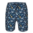 thumbnail image 3 of Balery Sea Turtle Traje de Baño Estilo Hawaiano para Hombre, Shorts de Secado Rápido con Bolsillos-Large, 3 of 6