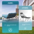 thumbnail image 3 of Crestlive Patio Loveseat Sofa, 2 Seater Outdoor Couch, All-Weather Rattan Large Furniture with Soft Cushions, Black, 3 of 8