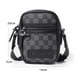 thumbnail image 3 of Bolso Para Hombre Crossbody Casual Negro Tartán cuadrado, 3 of 4
