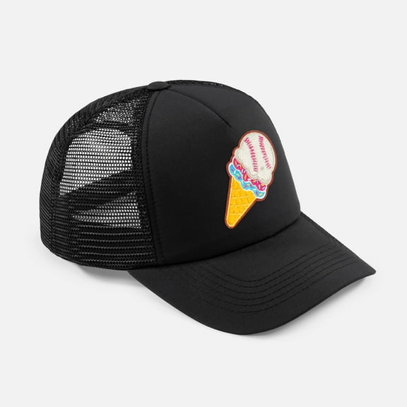 Ice Cream Baseball Patch Trucker Hat