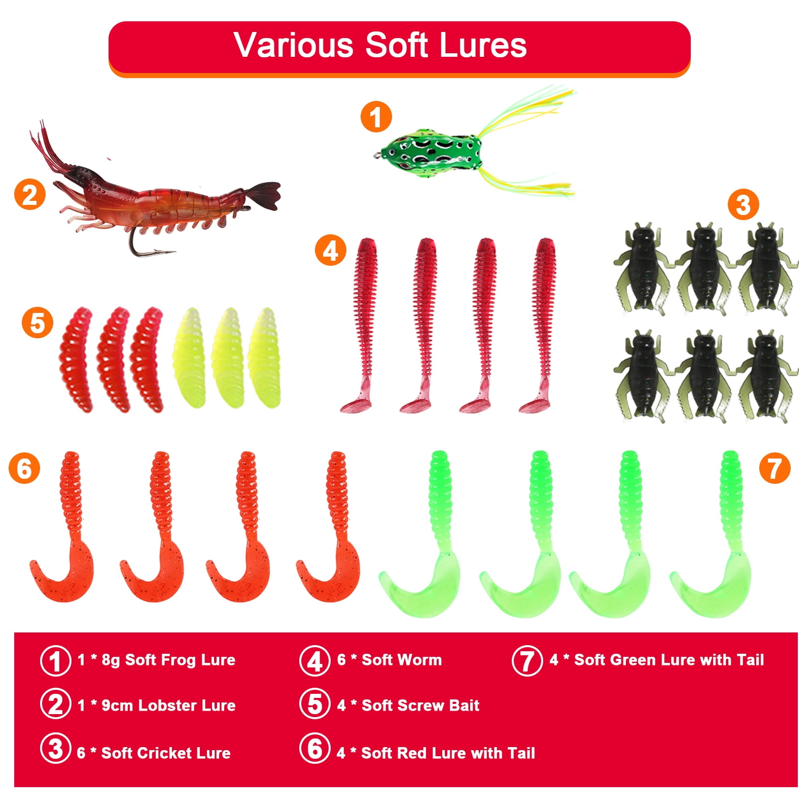 Portable 10 Leurres De Pêche Avec Cuillères Rotatives Et Plumes - Pour Truite, Bar, Brochet, Avec Étui étui Rangement Pêche