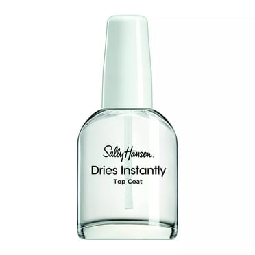 Sally Hansen Nail Treatment 45114 Dries Instantly - Top Coat, 0.45 Oz,Pack of 2