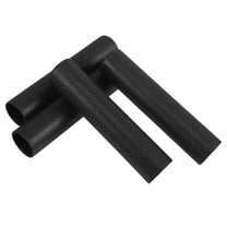 NICEXMAS 4Pcs Black Fitness Handles for Dumbbells and Barbells Durable Non Slip Grip Covers