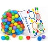 200 Wonder Non-Toxic Crush-Proof Phthalate Free Play Ball Set with Toss Zone Game