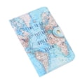 thumbnail image 1 of Impression Mignon PU Cuir Porte-Passeport Protection Cover ID Cartes de Crédit Cas Map, 1 of 6