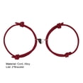 thumbnail image 6 of 2Pcs Attractive Bracelet Perfect Gifts Alloy Exquisite Magnetic Heart Couple Hand Chain for Daily Use, 6 of 7