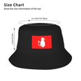 thumbnail image 4 of ZNDUO Sun Hat for Men/Women, Foldable Bucket Hat for Beach, Hiking, Garden, Safari, Fishing, Etc, Cartoon Cute Cat Pattern, 4 of 8