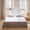 Basic - Grey, variant on French Linen Bed Skirt with Pleated Frills 14-Inch Tailored Drop Natural Flax Cotton Blend Dust Ruffle Soft Cozy Farmhouse Bedding (14" King, Rust)