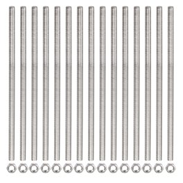 Uxcell 12-Pack M8 X 1.25mm Left Hand Hex Nuts – Carbon Steel Zinc Plated Metric Thread