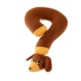 thumbnail image 3 of Cojín decorativo con forma de perro salchicha, suave y cómodo, ideal como regalo de cumpleaños o decoración para interiores. Signo de interrogación, 3 of 9
