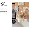 thumbnail image 2 of Yuarrent Bonita taza versátil de miel, vaso de osito de peluche, transparente, fácil de usar, de vidrio, multiusos, para café, jugo, leche y Juegos de servir café y té, 2 of 6