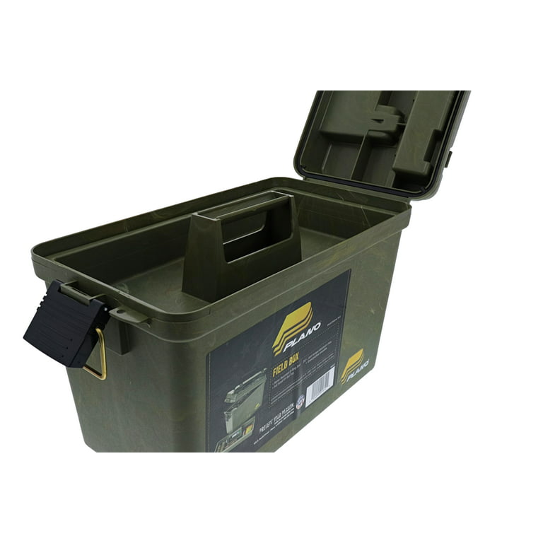 Plano 131200 Ammo Can, 6-8 Boxes, O-Ring, Water-Resistant, Polyethylene OD  