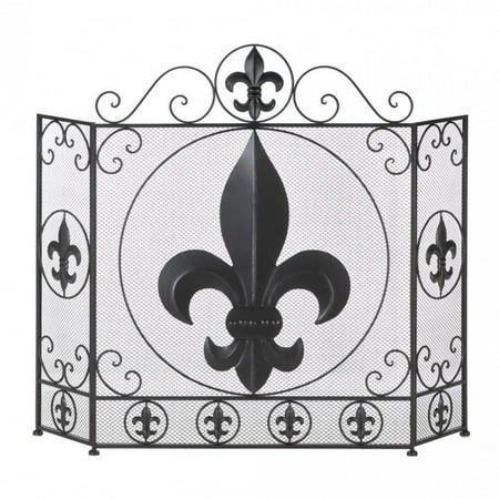 Fleur De Lis Fireplace Screen Walmart Com