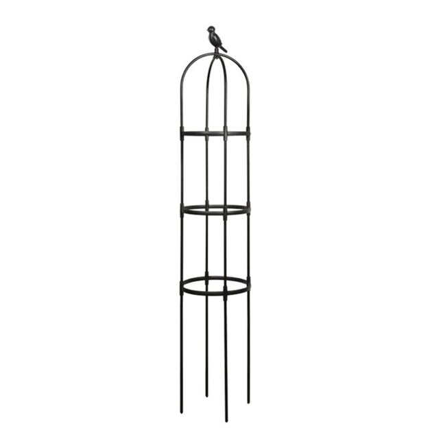 Stands Climbing Vine Rack Garden Trellis Shelf Durable Clematis Height 59In Steel Tomatoes Rose Plant Support Frame