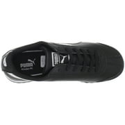 Big Kids Puma Roma Basic JR Black-White-Puma Silver (354259 01) - 4.5
