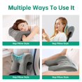 thumbnail image 2 of Almohada viscoelástica con soporte para cuello para silla de oficina MOONYOOY, 2 of 9