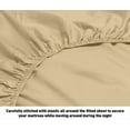 thumbnail image 4 of Hotel Luxurious, 1800 Series, 4pc Sheet Set Branch (Queen, Taupe), 4 of 4