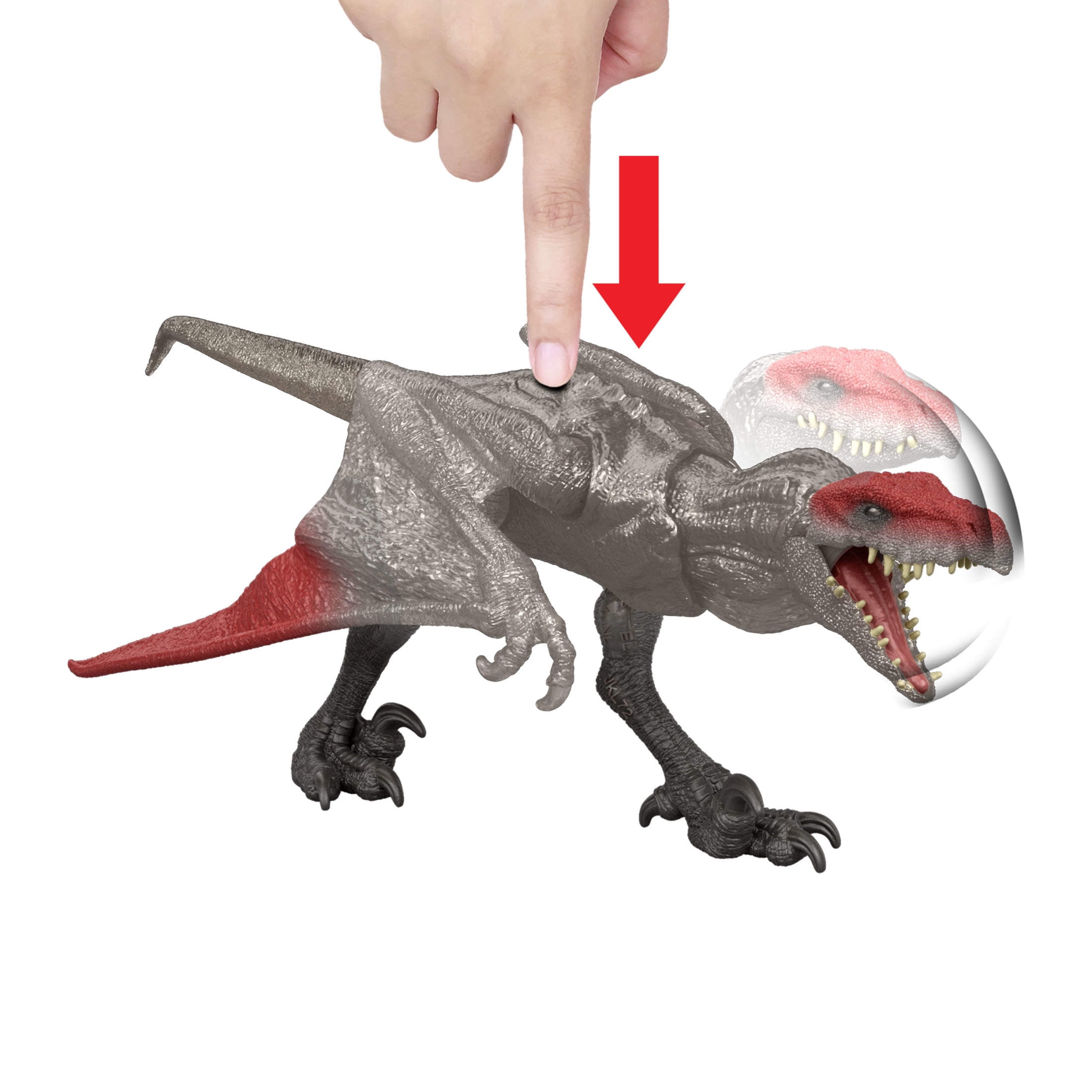 Jurassic World Strike Attack Mutadon Dinosaur Figure, Head Action, Posable & Digital Play