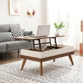 Bidiso Lift Top Coffee Table, 40'' Center Table with Hidden Storage