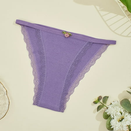Women Underwear Boy Shorts Soft Stretch Bikini Underwears High Waisted No Show Panties Underpants Cotton High Waisted Briefs Base Low Rise Thong with Lace Panty Plus Size V-Waist Shorts