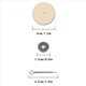thumbnail image 4 of 20 Juegos de Conectores para Juntas de Muñecas, Juntas de Pasador y Discos de Tablero de Fibra de Madera, Pernos de Acoplamiento Móviles, Accesorios para Muñecas, 30 mm, 4 of 7