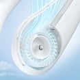 thumbnail image 2 of Ventilador Cuello Portátil Refrigeración Con Carga USB 2000 MAh para Oficina en Casa () Blanco, 2 of 7