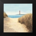 thumbnail image 2 of Wiens, James 12x12 Black Modern Framed Museum Art Print Titled - Beach Path Square, 2 of 5