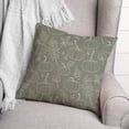thumbnail image 3 of Creative Products Green Fall Pattern 18 x 18 Spun Poly Pillow, 3 of 3