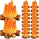 thumbnail image 4 of 20pcs Mini Fake Fire Models for Garden Landscaping Decoration – Realistic Campfire Props for DIY Micro Landscape and Creative Projects, 4 of 5