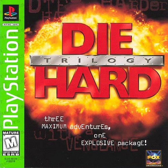 Die Hard Trilogy- Playstation PS1 (Game with Case and Artwork)