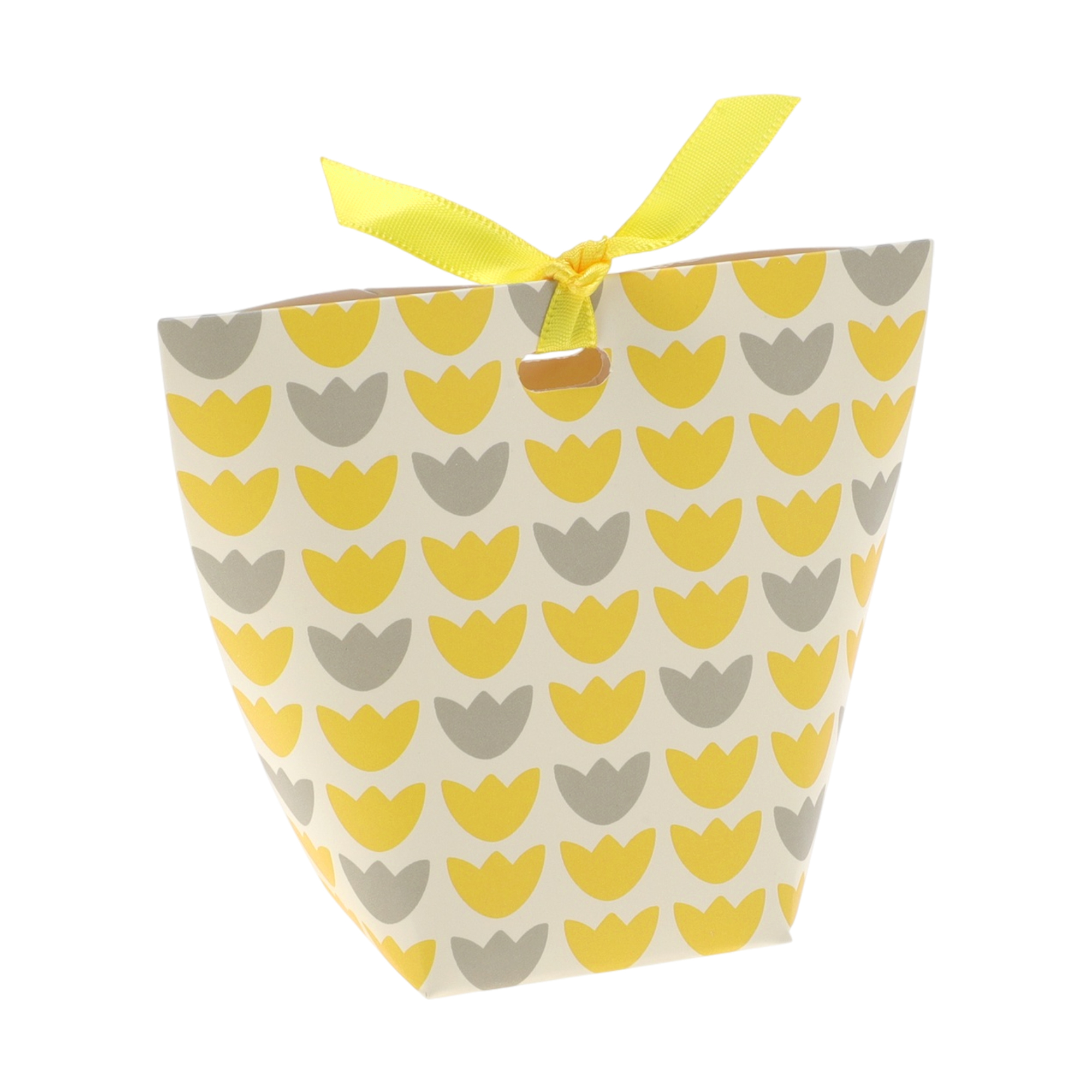 Unique Bargains Scarf Folding Gift Bags 10 Pcs for All Occasions Orange Gray White