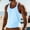 Light Blue, variant on Swuxness Men's Sleeveless Crew Neck Tank Printed Lightweight Sports Base Summer Top Shirts