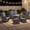 Brown/Blue, variant on POCASSY 52" Width Outdoor Loveseat, Rocking Glider All Weather Wicker Patio Loveseat with Deep Seat for Porch Balcony and Backyard, Blue