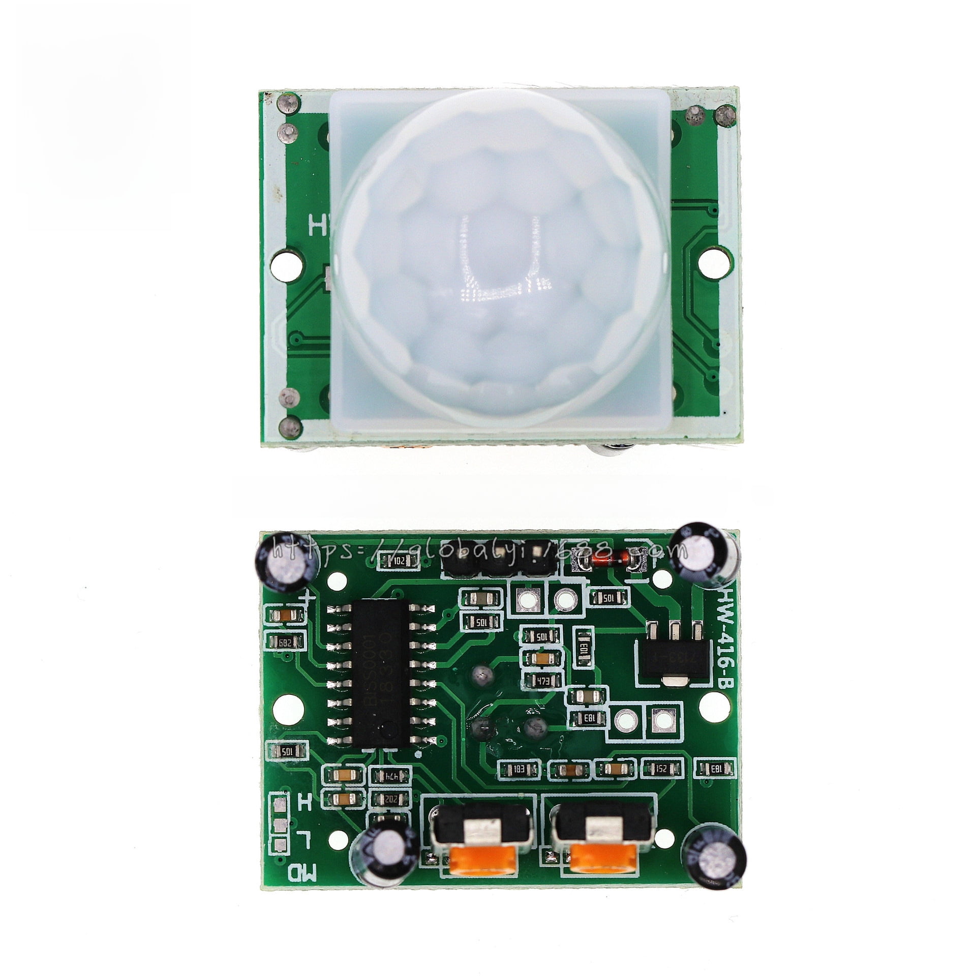 Modulo Sensor Infrarrojo Módulo sensor infrarrojo del cuerpo humano HC-SR501 Soporte de sonda ...