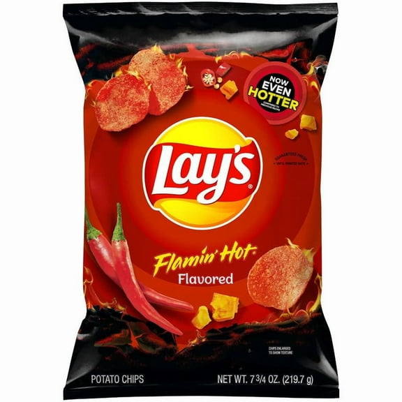 2 Pack Lay's Flamin' Hot Potato Chips