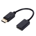 thumbnail image 3 of Adaptador convertidor de señal compatible con DisplayPort a HDMI de cable DP macho a hembra, 3 of 5