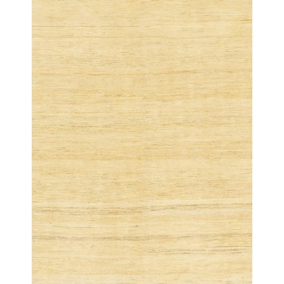 Ahgly Company Indoor Rectangle Abstract Chrome Gold Yellow Solid Area Rugs, 8' x 10'