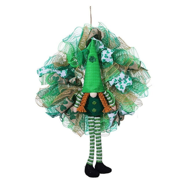 Saint Patricks Day Decorations Irish Festival Garlands Door Decorations Saint Patrick's Day Ribbons Pygmy Garlands Pendant Props Irish Decorations for Home