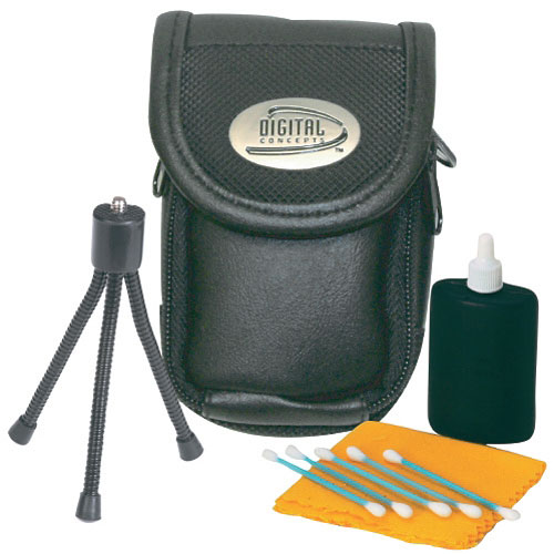 Digital Concepts 3Piece Digital Camera Starter Kit w/ Cleaning Kit and