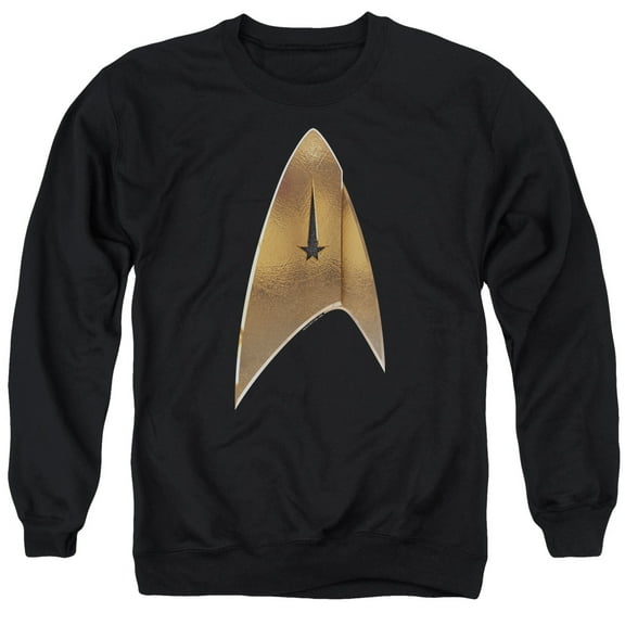 Star Trek Discovery Command Shield Adult Crewneck Sweatshirt Black