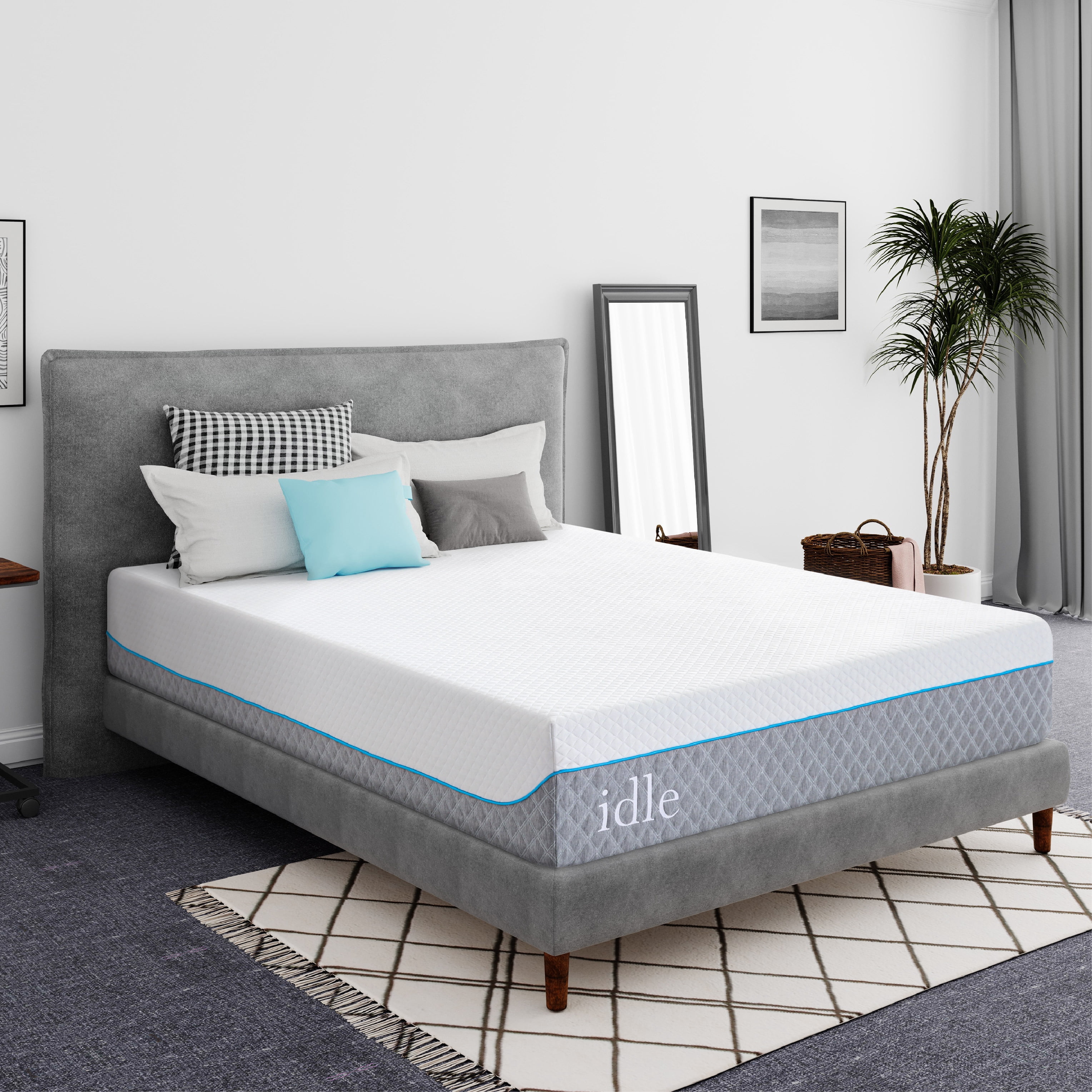MLILY Idle 12 inch Gel Memory Foam Mattress, King Size Mattress in a Box