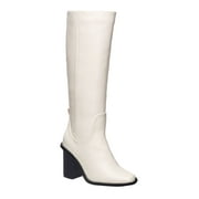 French Connection Womens Hailee Knee High Heel Riding Boots