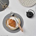 thumbnail image 2 of 2025 3 Pack Cotton Thread Weave Multi-use Hot Mats Non-Slip Stylish Coasters Insulation Hot Pads Trivet for Cooking and Baking,Grey Set, 2 of 5