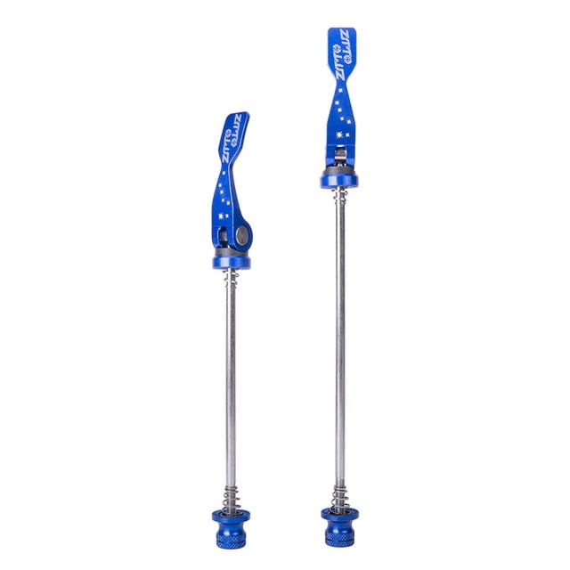 Naiovety 1 par ZTTO bicicleta de montaña pincho aleación profesional colorido liberación rápida eje de acero pinchos componentes de ciclismo al aire Ciclismo Azul Naiovety OD003319-03B