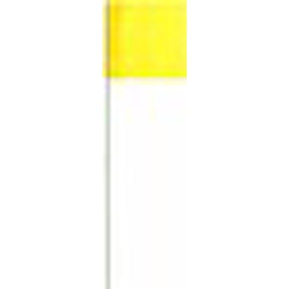 C.H. Hanson 15084 Marking Stake Flag, Yellow, 21 In., 100-Pk. - Quantity 10
